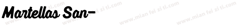 Martellas San字体转换